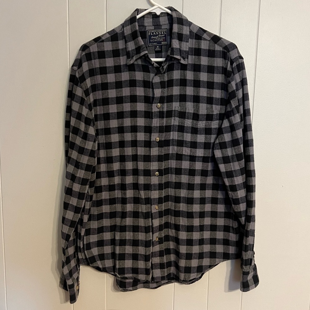 Cactus flannel size M